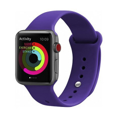 Ремінець для Apple Watch 42mm/44mm Silicone Watch Band Deep Purple