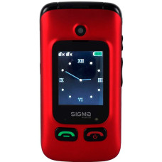 Мобільний телефон.SIGMA Comfort 50 Shell DUO TYPE-C (red/black)