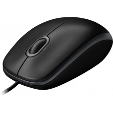 Провідна мишка Logitech B100 Optical Mouse Black (910-003357)