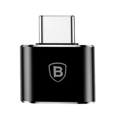 Перехідник Baseus USB Female To Type-C Male Adapter Converter Black (CATOTG-01)