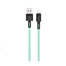 Кабель XO NBQ166 Type-C 1m 5A Green