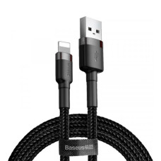 Кабель Baseus Cafule Cable USB Lightning 2.4A 0.5M Gray/Black (CALKLF-AG1)