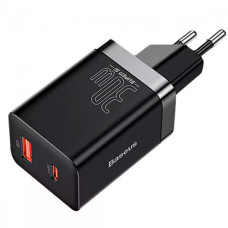 МЗП Baseus Super Si Pro Quick Charger USB/Type-C 30W Black (CCSUPP-E01)