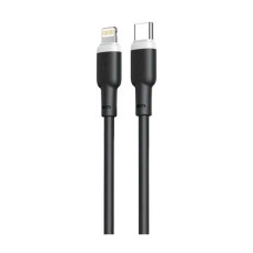 Кабель XO NB208A Type-C to Lightning 1m 20W Liquid Silicone Black