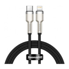 Кабель Baseus Cafule Metal Type-C to Lightning PD 20W 1m Black (CATLJK-A01)
