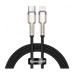 Кабель Baseus Cafule Metal Type-C to Lightning PD 20W 1m Black (CATLJK-A01)