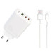 МЗП XO CE04 45W USB/65W 2 UCB-C + Type-C Cable White