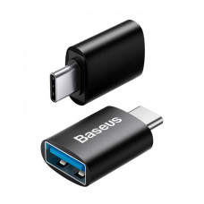 Перехідник Baseus Ingenuity Mini OTG USB 3.1 to Type-C Black (ZJJQ000101)