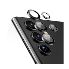 Захисне скло на задню камеру Samsung S22 Ultra Classic Black (тех.пак)
