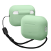 Футляр для навушників Elago Silicone Basic Case with Nylon Lanyard Pastel Green for Airpods Pro 2nd Gen (EAPP2SC-BA+ROSTR-PGR)