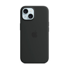 Чохол Apple iPhone 15 Silicone Case with MagSafe Black (MT0J3)