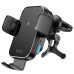 Автотримач для телефона з бездротовою зарядкою Proove Triple Clamp 15W Black