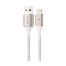 Кабель Proove Dense Metal Lightning 2.4A 1m White (CCDM20001102)