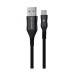 Кабель Proove Braided Scout Micro USB 2.4A 1m Black