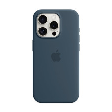 Чохол Apple iPhone 15 Pro Silicone Case with MagSafe Storm Blue (MT1D3) UA