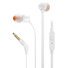 Навушники з мікрофоном JBL T110 White (JBLT110WHT)