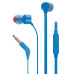 Навушники з мікрофоном JBL T110 Blue (JBLT110BLU)