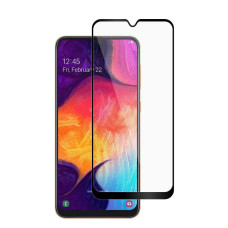 Захисне скло для Samsung A40-2019/A405 3D Black (тех.пак)