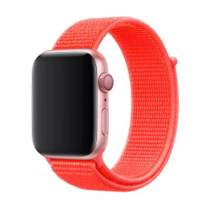 Ремінець для Apple Watch 42mm/44mm Nylon Sport Loop Hot Pink