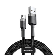 Кабель Baseus Cafule Cable USB Micro USB 2.4A 0.5m Gray/Black (CAMKLF-AG1)