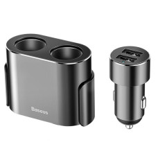 АЗП Baseus High Efficiency One to Two Cigarette Lighter (CRDYQ-01) Black