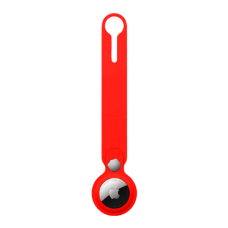 Брелок Apple AirTag Silicone Key Loop Red