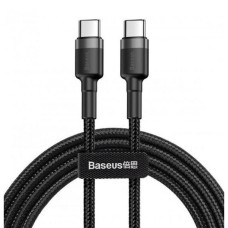 Кабель Baseus Cafule PD2.0 60W Flash Charging USB Type-C 20V/3A 2m Grey/Black (CATKLF-HG1)