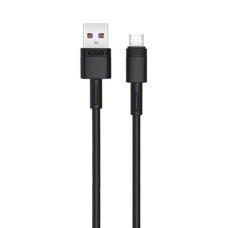 Кабель XO NBQ166 Micro USB 1m 5A Black