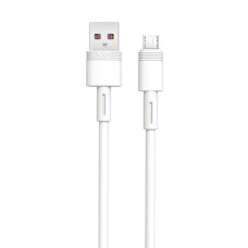 Кабель XO NBQ166 Micro USB 1m 5A White