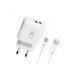МЗП SkyDolphin SC22EBV 2USB 2.1A White + microUSB cable (MZP-000164)