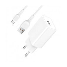 МЗП SkyDolphin SC36V 1USB 2.4A White + microUSB cable (MZP-000118)