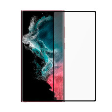 Захисне скло для Samsung S22 Ultra/G908 Full Glue 5D Black (тех.пак)