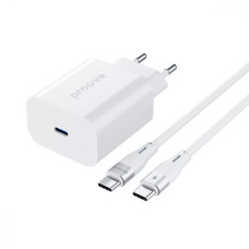 МЗП Proove Rapid Type-C 30W (Cable Type-C + Type-C) White (WCRP30012202)