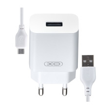 МЗП XO L99 2.4A + Micro USB Cable White