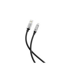 Кабель XO NB251 Type-C 1m 6A Liquid Silicone Black