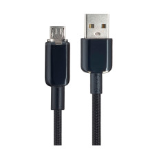 Кабель XO NB249 PVC Shiny Colorful Micro USB 1m 5A Black