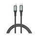 Кабель XO NBQ264A Type-C to Type-C 1m 240W Black