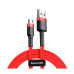Кабель Baseus Cafule Cable USB Micro USB 2.4A 1m Red (CAMKLF-B09)