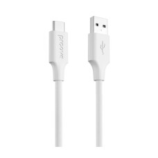 Кабель Proove Striped Silicone Type-C 3A 1m White (CCSS60001202)