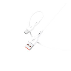 Кабель SkyDolphin S66T USB to USB Type-C 1m White (USB-000649)