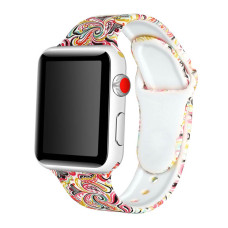 Ремінець для Apple Watch 42mm/44mm Silicone Watch Band Multicolored Pattern