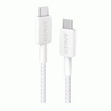 Кабель Anker Powerline 322 USB Type-C to USB Type-C 1.8m White (A8033H21)