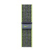 Ремінець для Apple Watch 41mm Bright Green/Blue Nike Sport Loop (MTL03ZM/A)