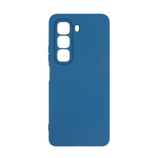 Чохол Original Soft Touch Case for Infinix Hot 50 4G Dark Blue with Camera Lens
