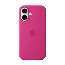 Чохол Apple iPhone 16 Silicone Case with MagSafe Fuchsia (MYY53ZM/A) UA