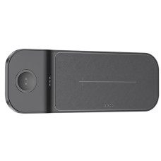 Бездротовий зарядний пристрій Hoco CQ6 Power 3-in-1 (for Samsung Watch) Black