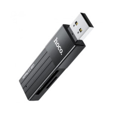 Кардрідер Hoco HB20 Mindful 2-in-1 USB2.0 Black (735201)