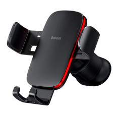 Автотримач для телефона Baseus Metal Age 2 Gravity Car Mount Air Outlet Version Black (SUJS000001)