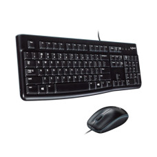Комплект клавіатура та миша дротовий Logitech MK120 Desktop UA (920-002563)