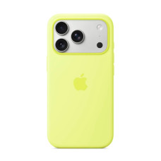 Чохол Apple iPhone 17 Pro Max Silicone Case with MagSafe Neon Yellow (MGFM4ZM/A) UA